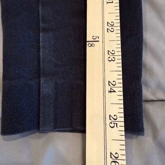 Ted Baker Liroi High Waisted Stretch Trousers Side Button Detail Black Size 0 - Picture 12 of 13